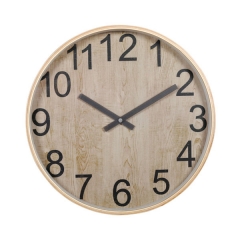 Horloge murale en bois de 35cm