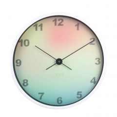 35cm metal wall clock with  special treatment on the glass lens