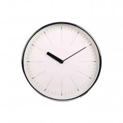 25cm metal wall clock